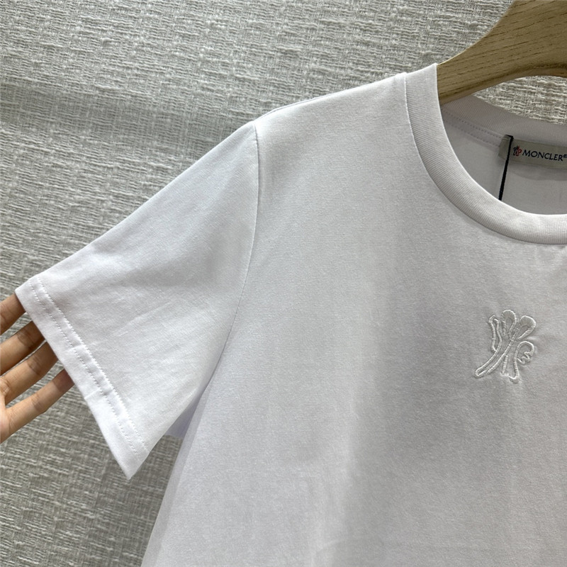 Moncler Short Sleeve T-Shirt White