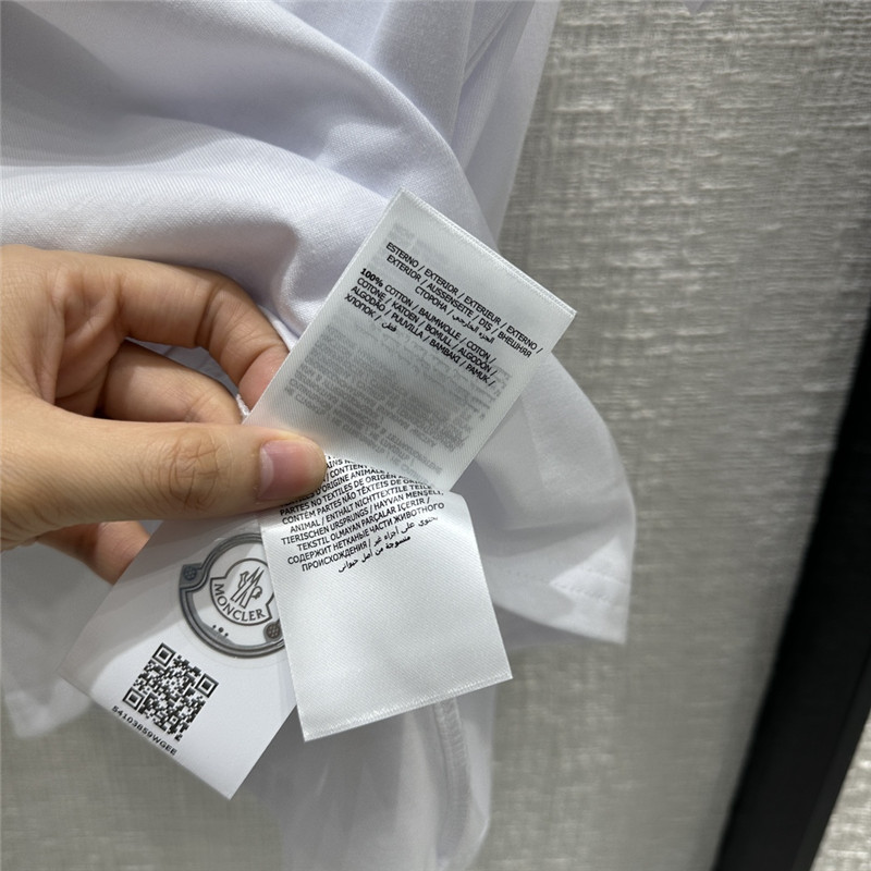 Moncler Short Sleeve T-Shirt White