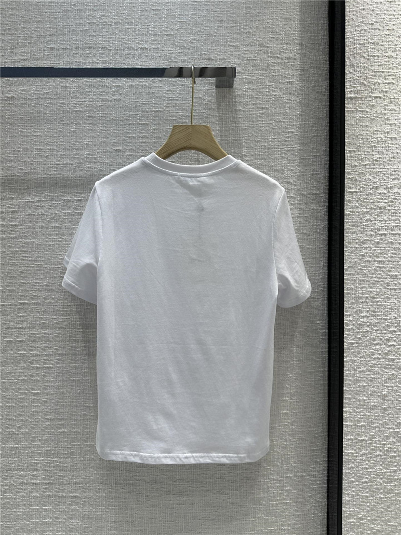 Moncler Short Sleeve T-Shirt White