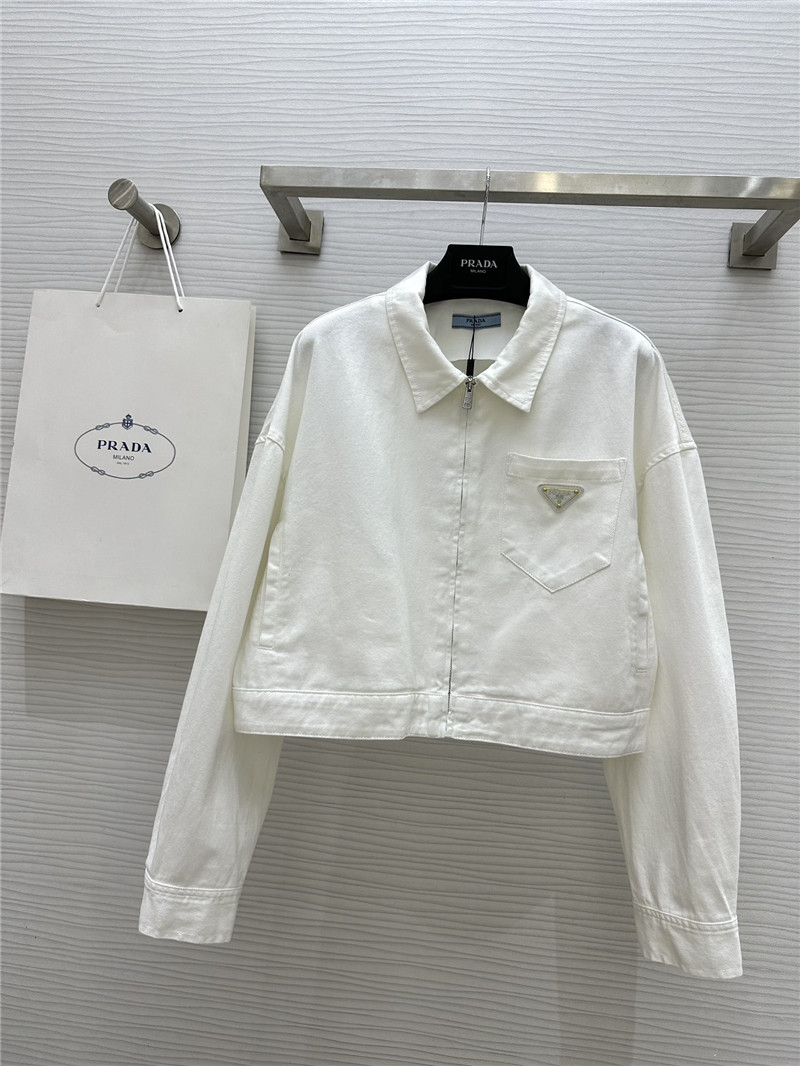 Prada Denim Blouson Jacket