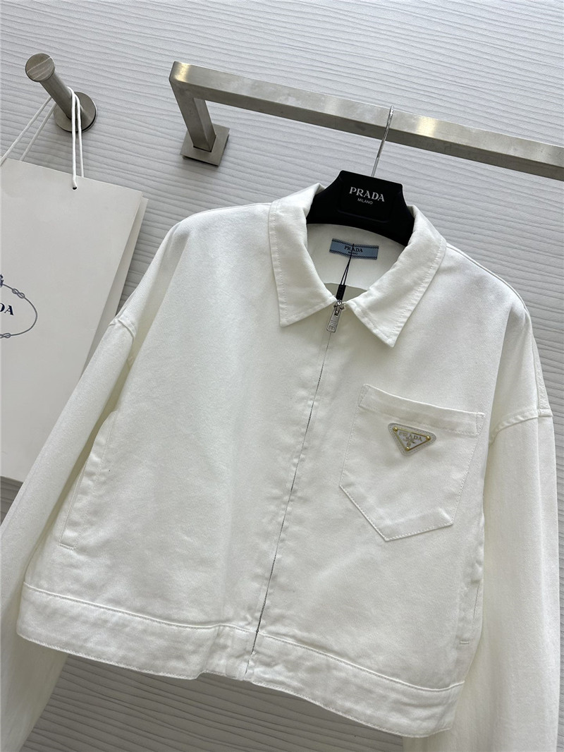 Prada Denim Blouson Jacket