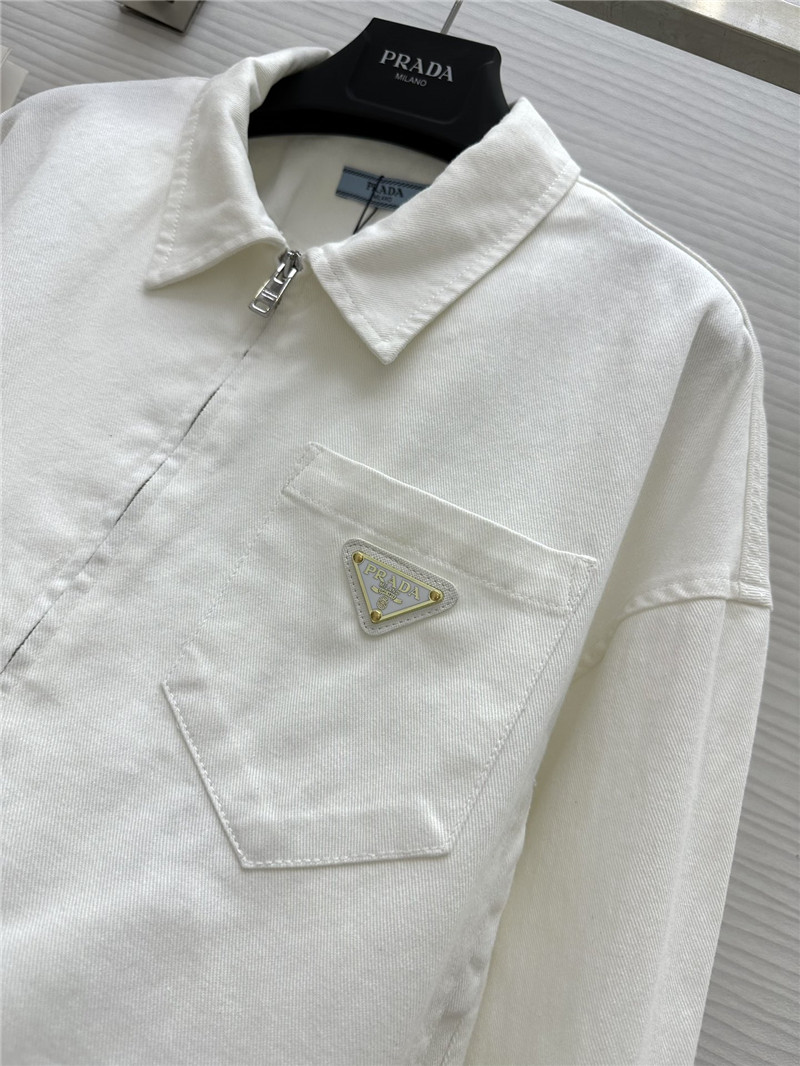 Prada Denim Blouson Jacket