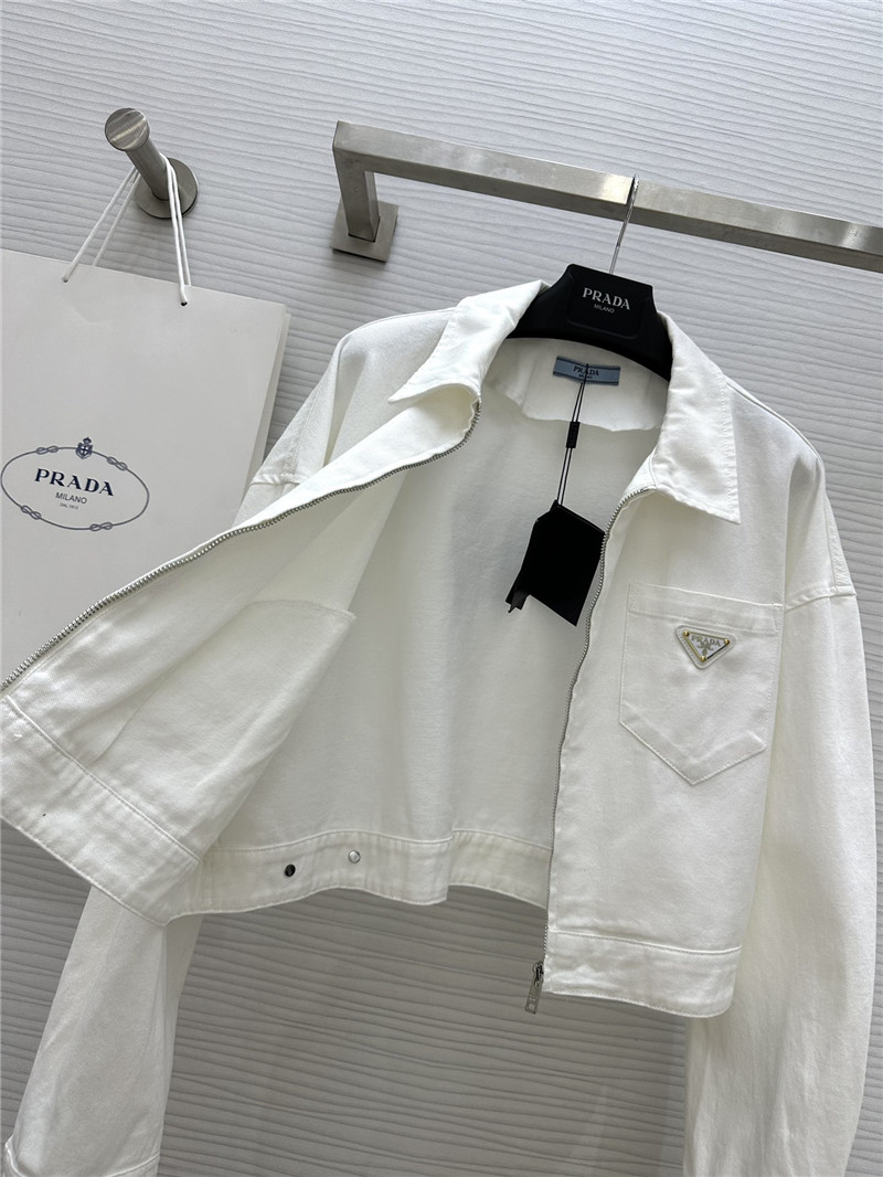 Prada Denim Blouson Jacket
