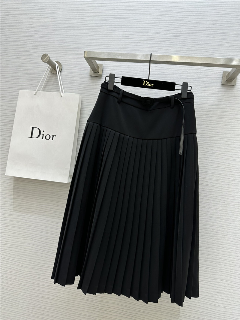 dior belted pleated skirt replica d&g clothing