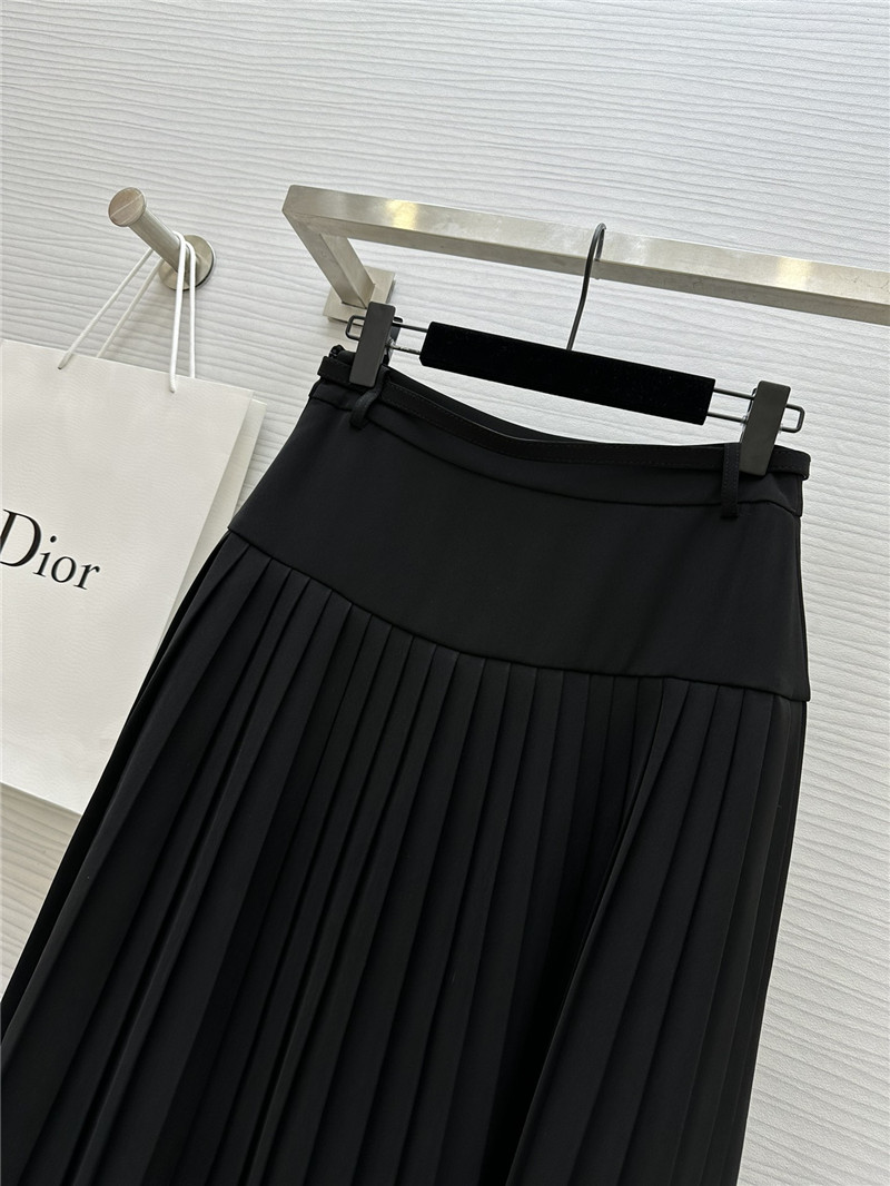 D10r belted pleated skirt replica d&g clothing