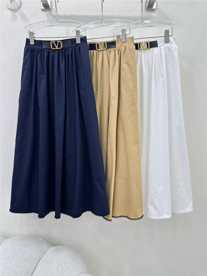 Va1e*ntin0 high waist slimming long skirt replica clothing sites