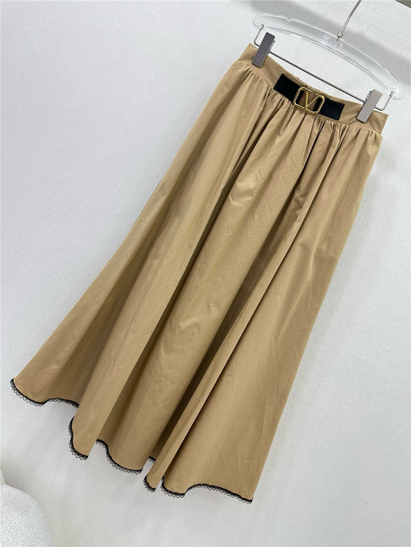 Va1e*ntin0 high waist slimming long skirt replica clothing sites