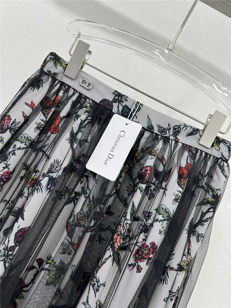 D10r patchwork double layer long skirt replica d&g clothing