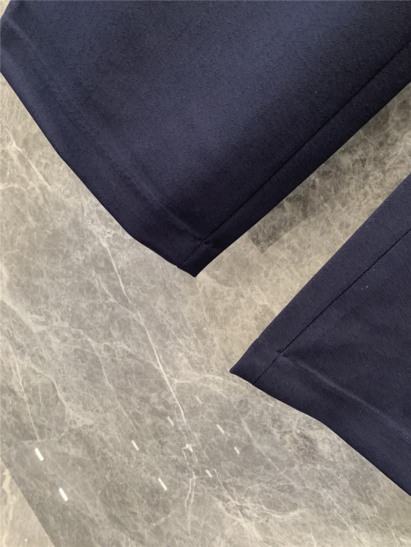 Ch**el metal chain casual straight pants replica clothes