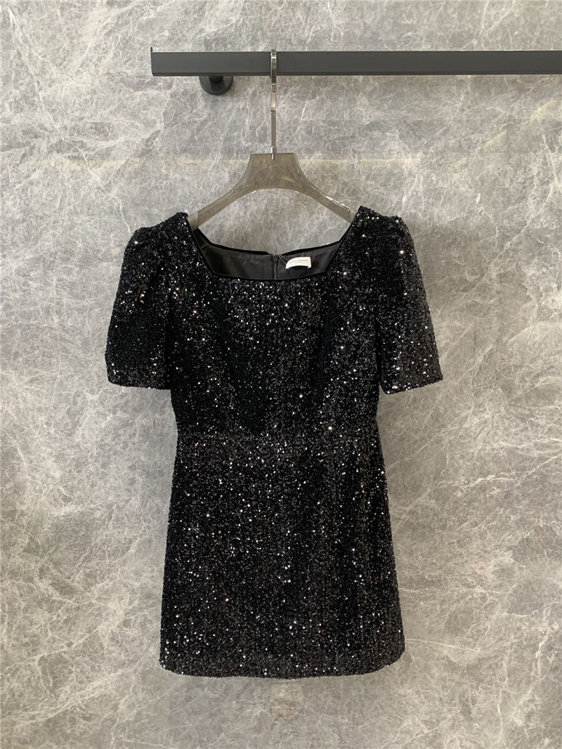 Y51 puff sleeve dress replica designer clothes