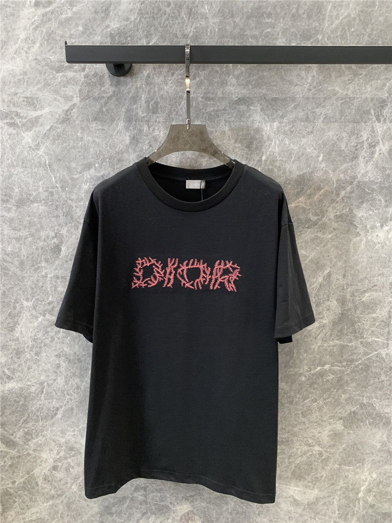 dior round neck short sleeve t-shirt cheap replica designer clothes