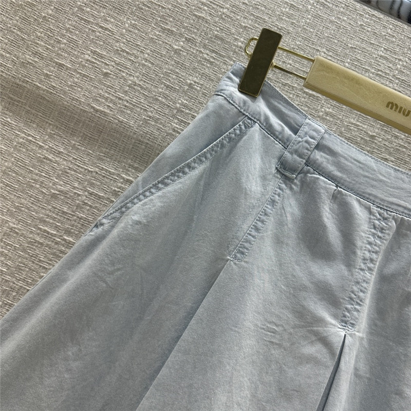 miumiu denim pleated skirt replica d&g clothing