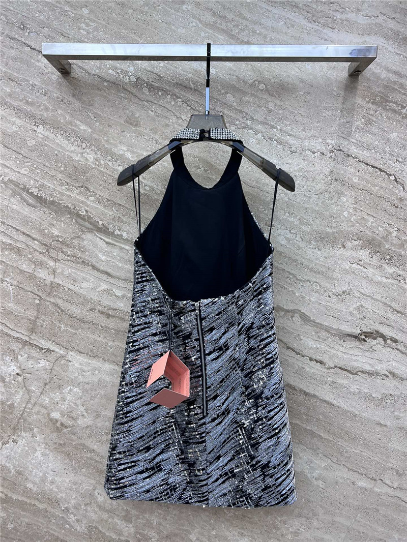 M1um1u studded dress replica designer clothes