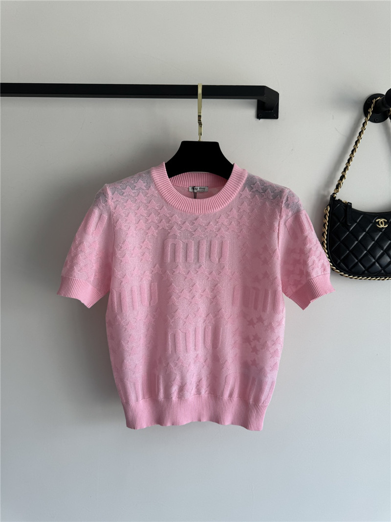 miumiu thin jacquard top replica d&g clothing
