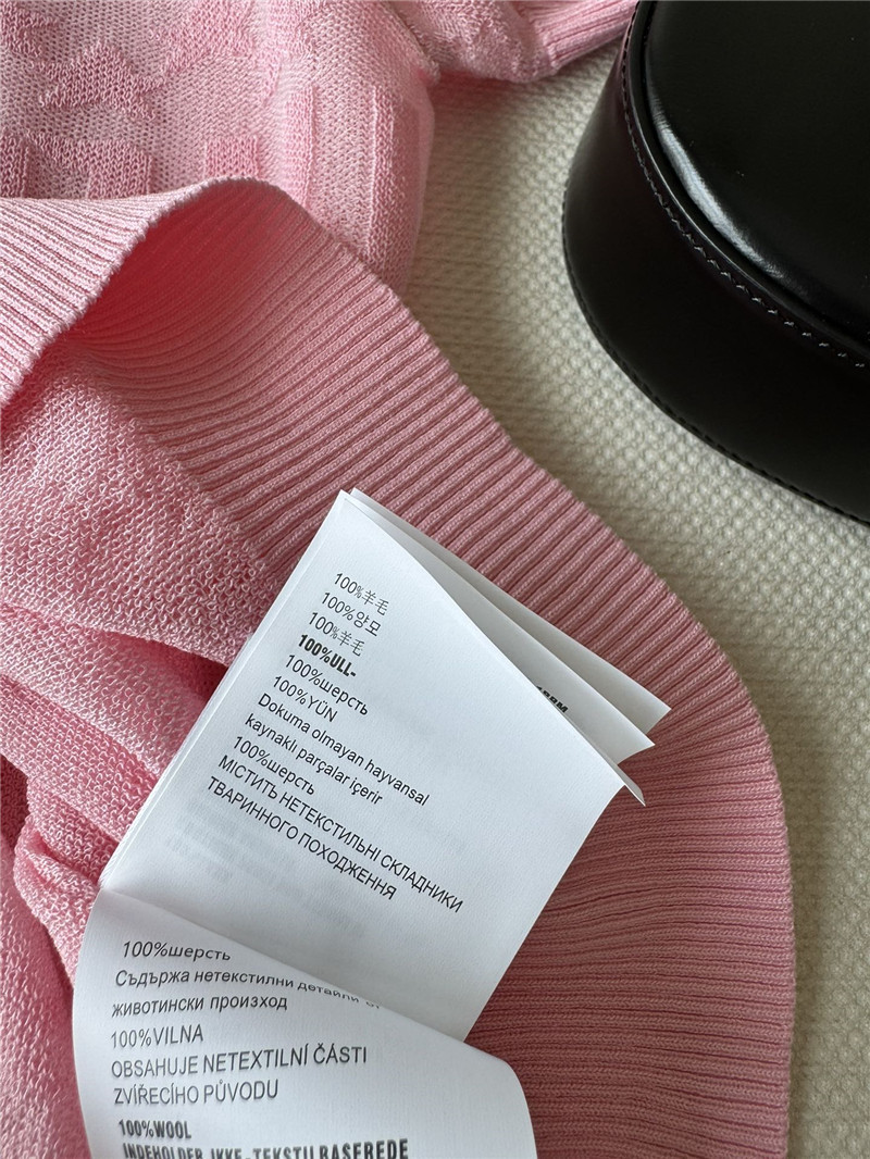 M1um1u thin jacquard top replica d&g clothing