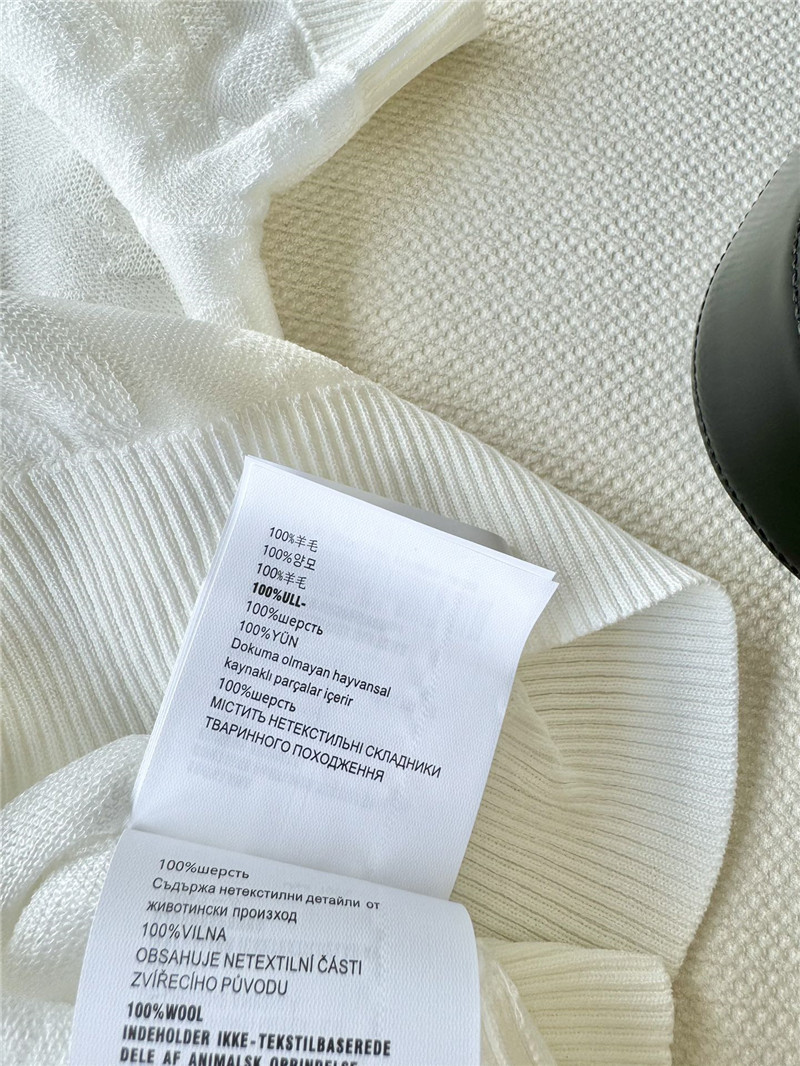 M1um1u thin jacquard top replica d&g clothing