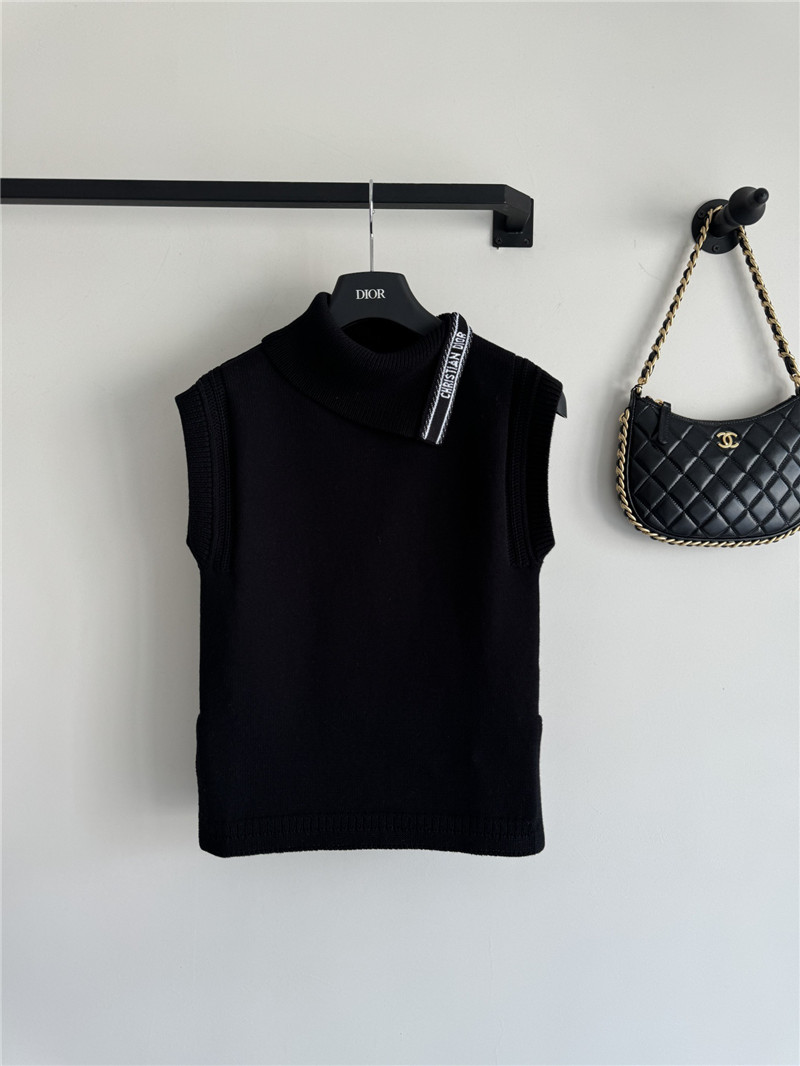 dior new knitted vest replica designer clothes