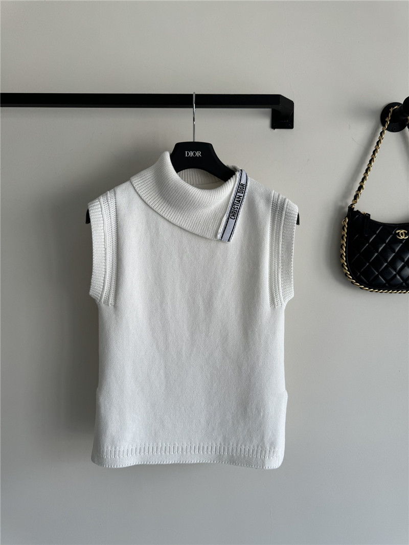 dior new knitted vest replica designer clothes