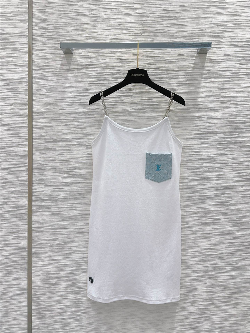 Louis Vuitton White Camisole Dress