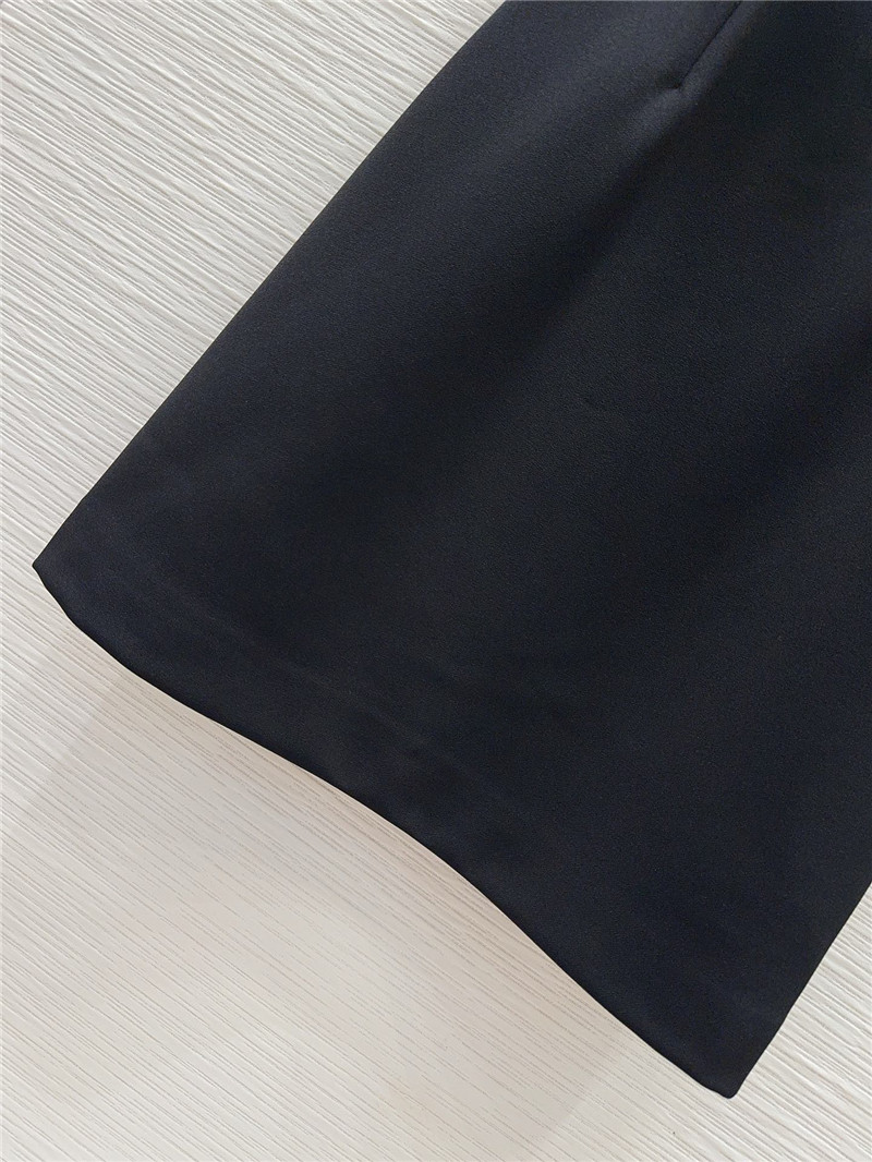 louis vuitton LV Hepburn style short-sleeved dress replica clothes