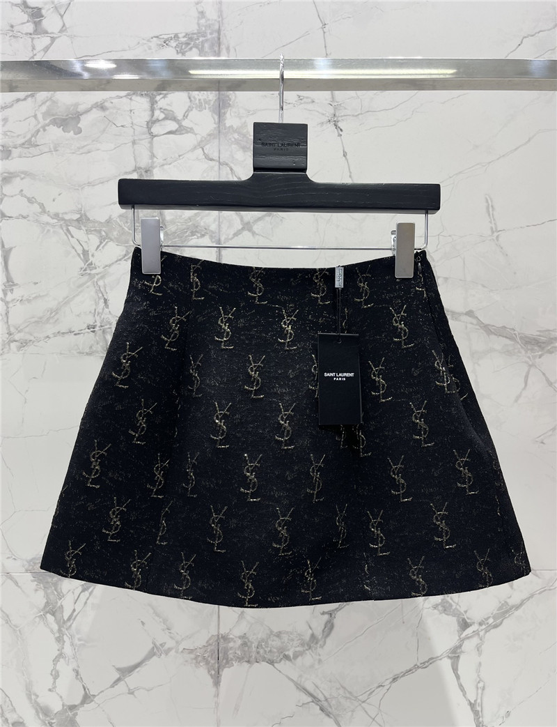 YSL new A-line skirt replica designer clothes