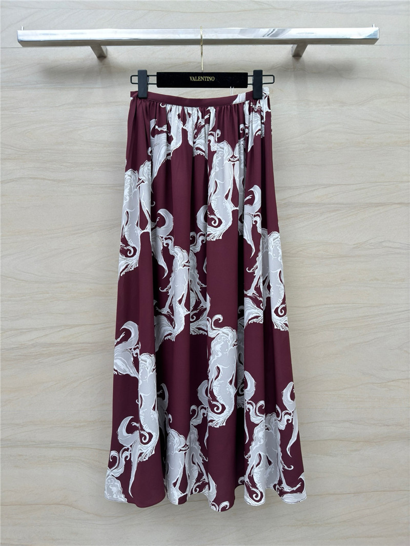 valentino silk skirt replica designer clothes