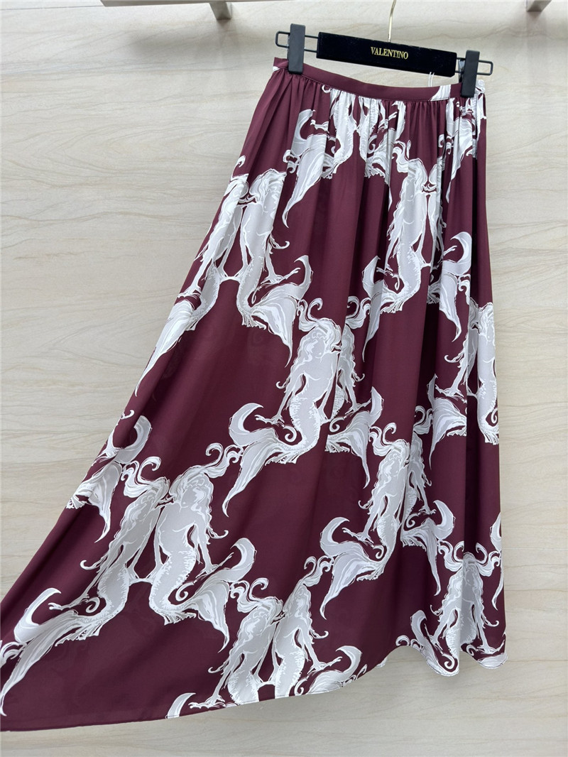 Va1e*ntin0 silk skirt replica designer clothes
