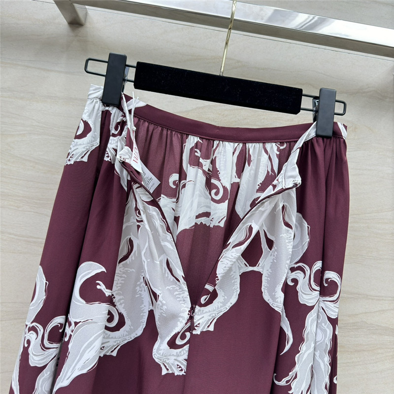 Va1e*ntin0 silk skirt replica designer clothes