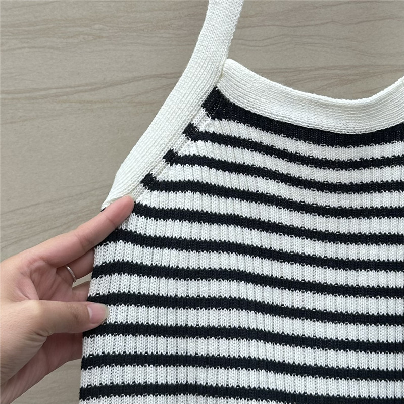 D10r knitted vest top replica d&g clothing