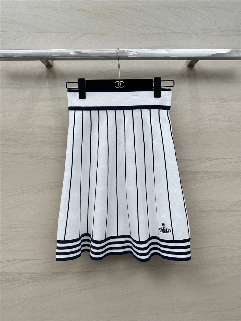 Vivienne Westwood high-waisted knitted mini skirt replica clothes