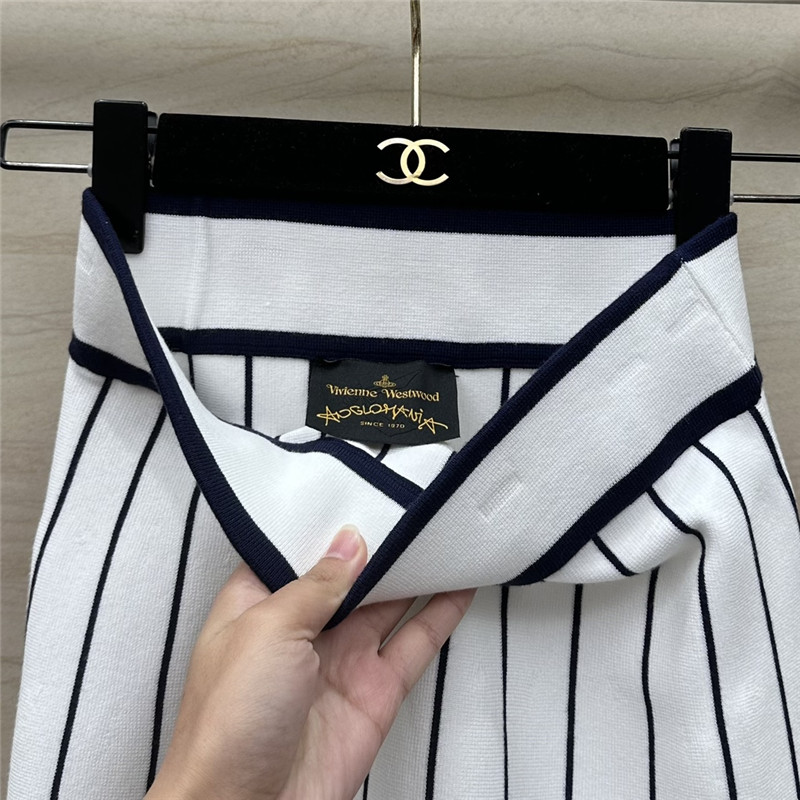 Vivienne Westwood high-waisted knitted mini skirt replica clothes