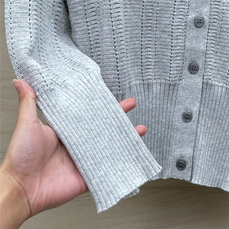 Thom Browne Short Knitted Cardigan