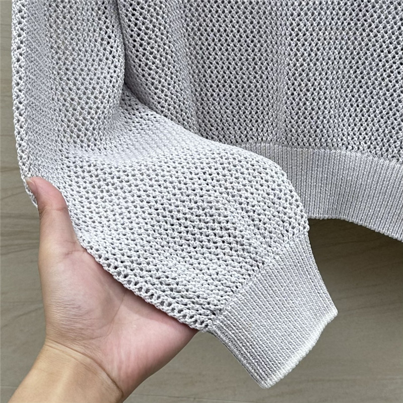 BC hollow V-neck long-sleeved top replica clothes