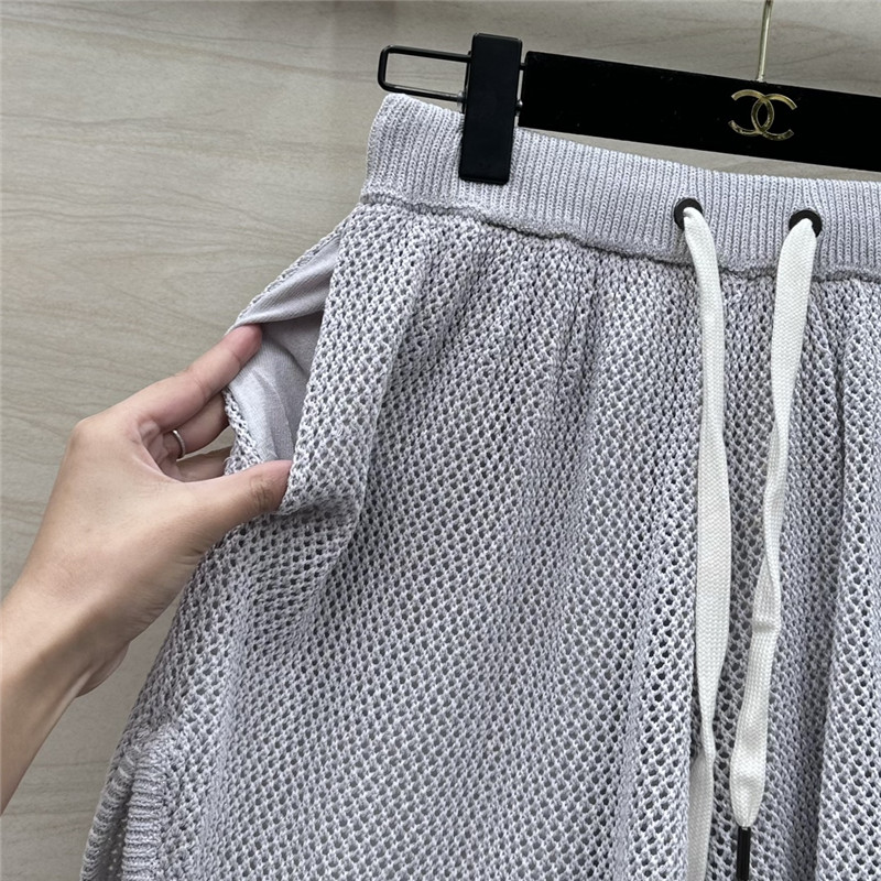 BC hollow knitted shorts replica d&g clothing