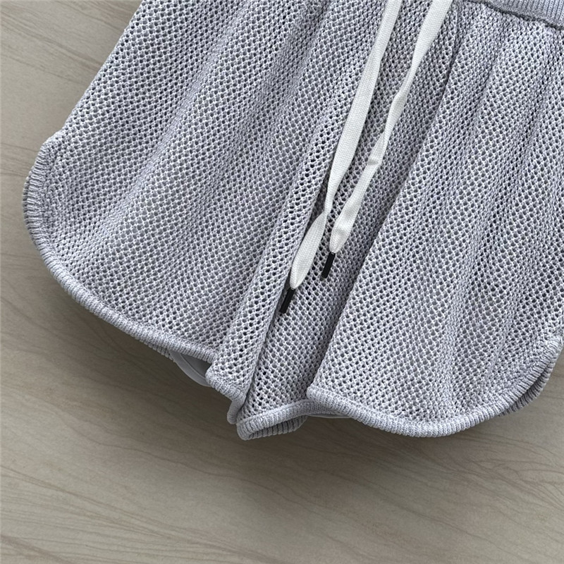 BC hollow knitted shorts replica d&g clothing