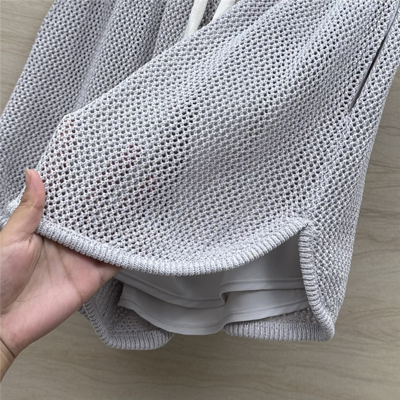 BC hollow knitted shorts replica d&g clothing