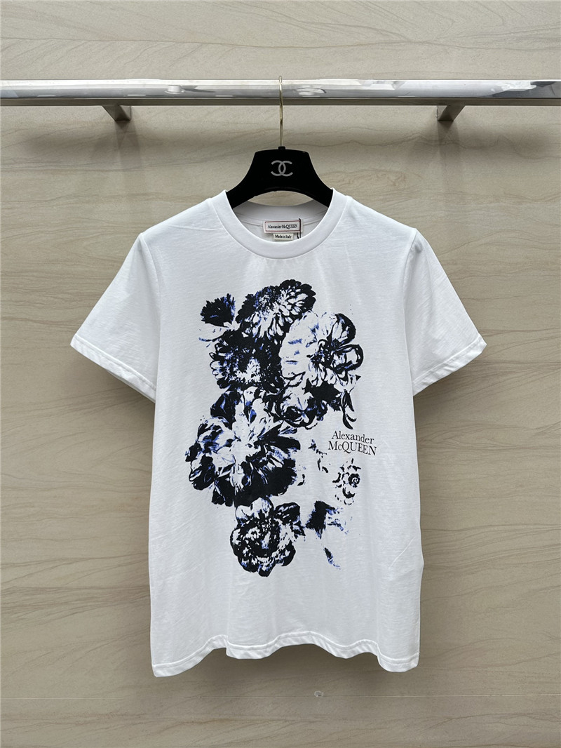 Alexander mcqueen cotton T-shirt replica clothing