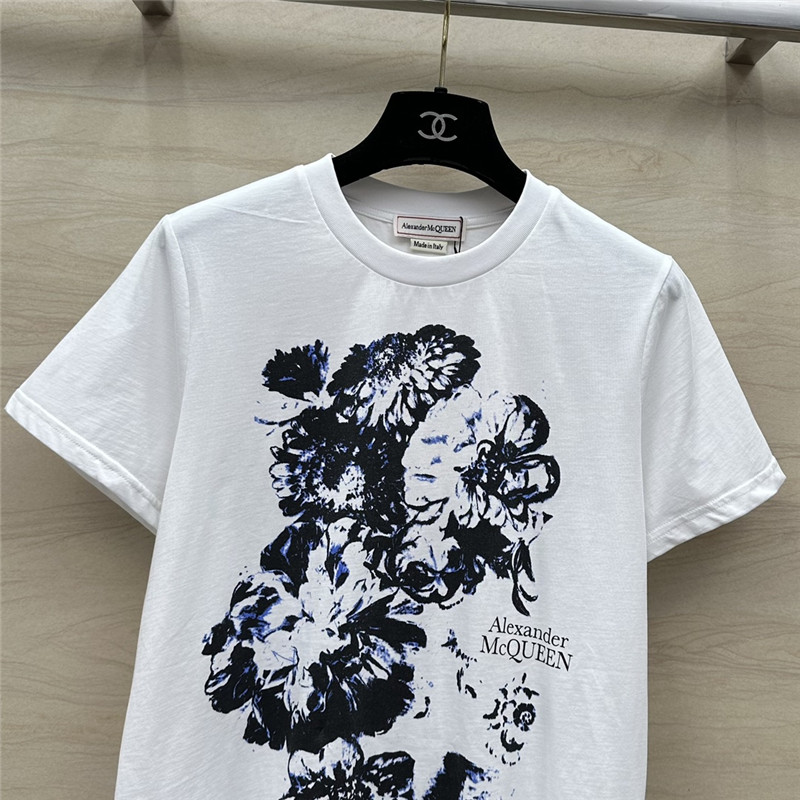 a1exa*der Mcqv*en cotton t-shirt replica clothing