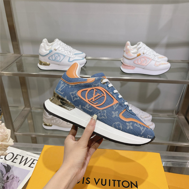 l0vis Vvtt0n lv denim run away sneakers