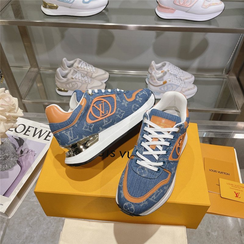 l0vis Vvtt0n lv denim run away sneakers