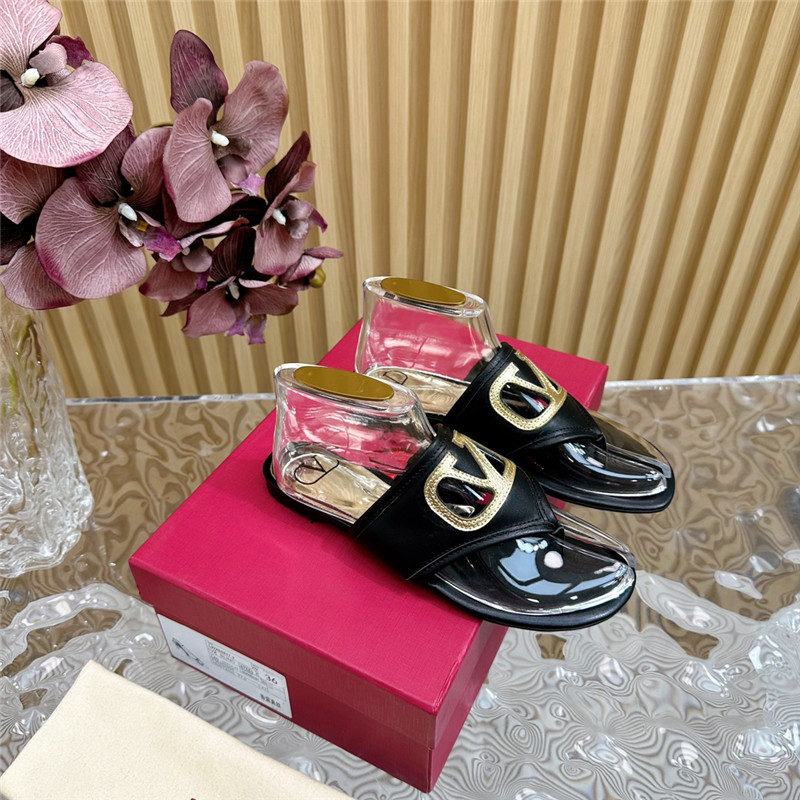 valentino hollow logo slippers margiela replica shoes