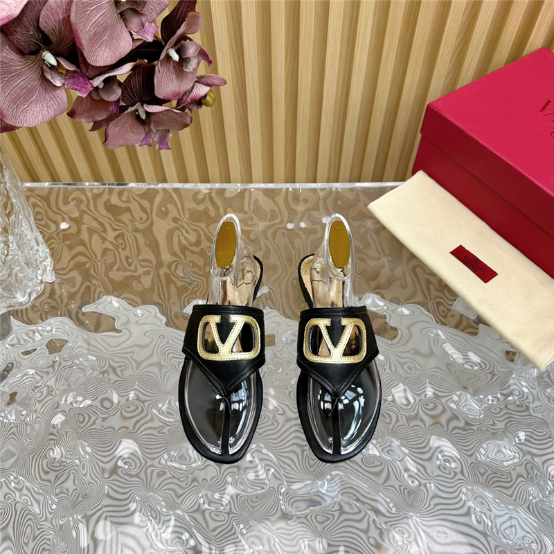 valentino hollow logo slippers margiela replica shoes