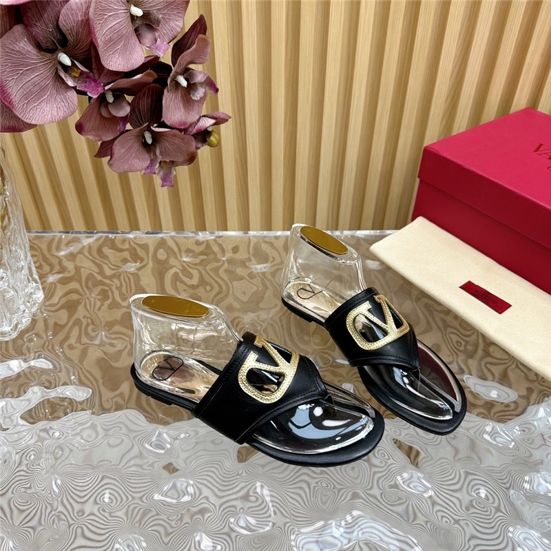 valentino hollow logo slippers margiela replica shoes