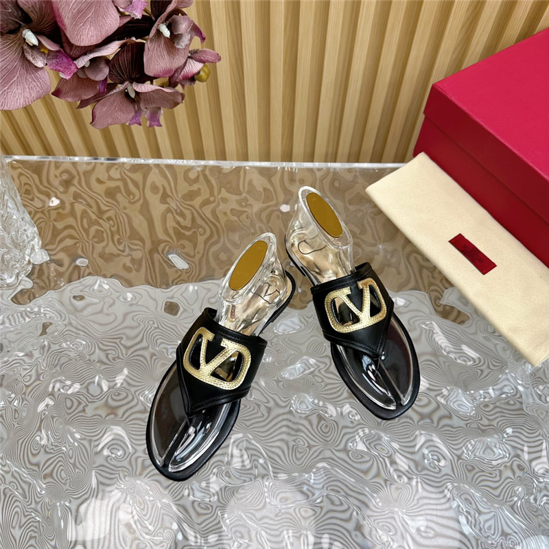 valentino hollow logo slippers margiela replica shoes