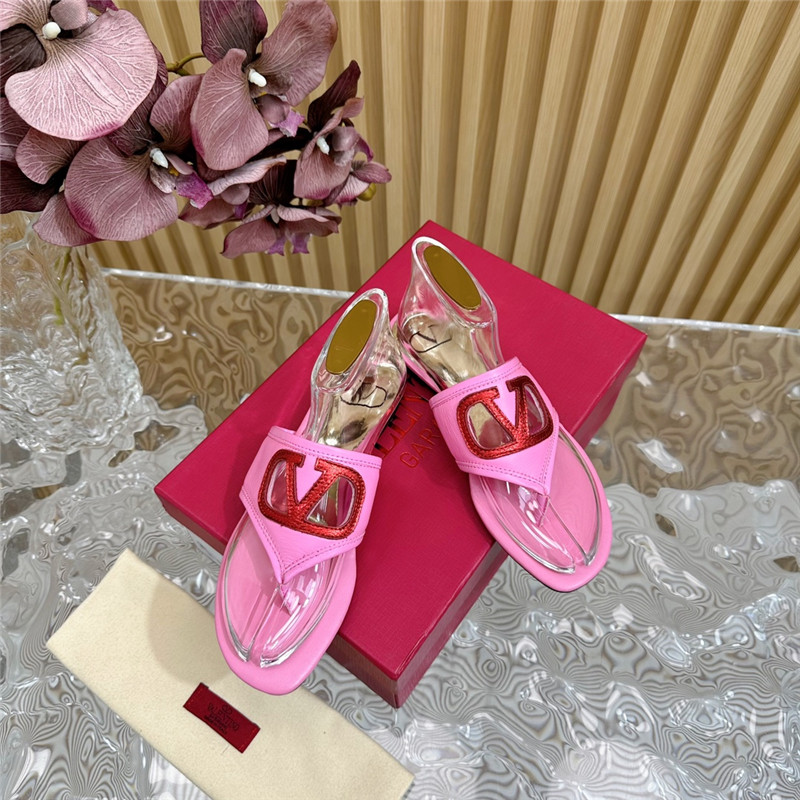 valentino hollow logo slippers margiela replica shoes