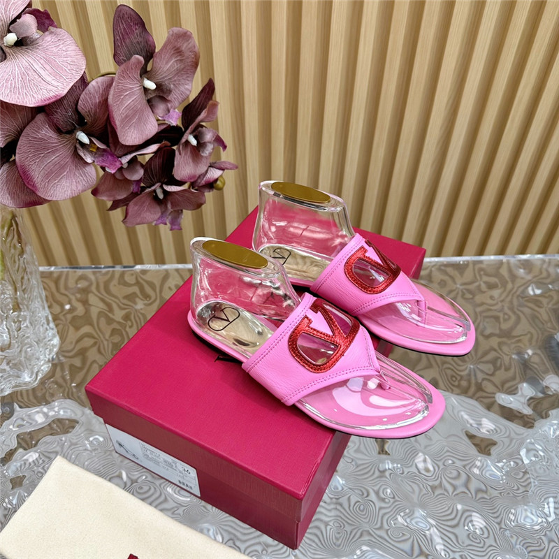 valentino hollow logo slippers margiela replica shoes