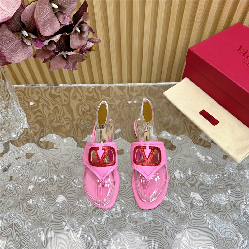 valentino hollow logo slippers margiela replica shoes