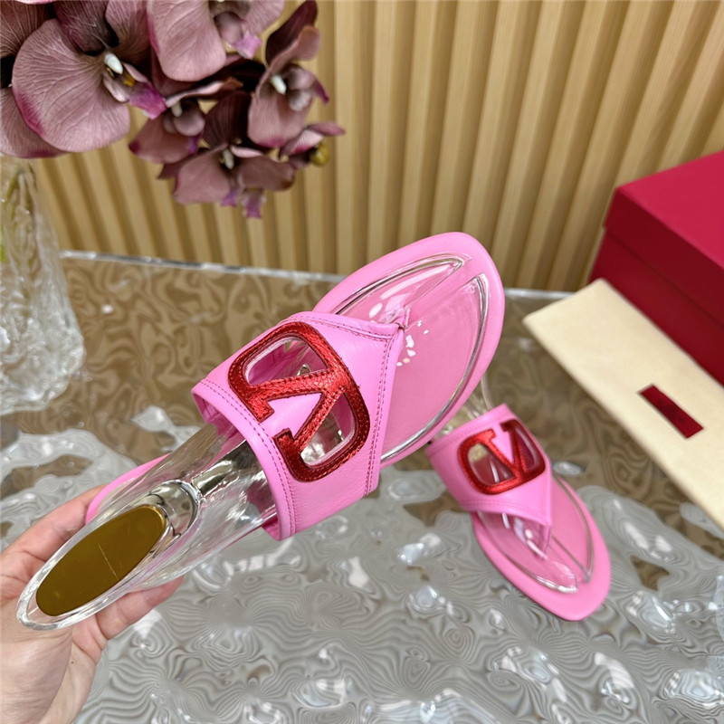 valentino hollow logo slippers margiela replica shoes