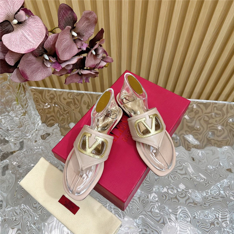 valentino hollow logo slippers margiela replica shoes