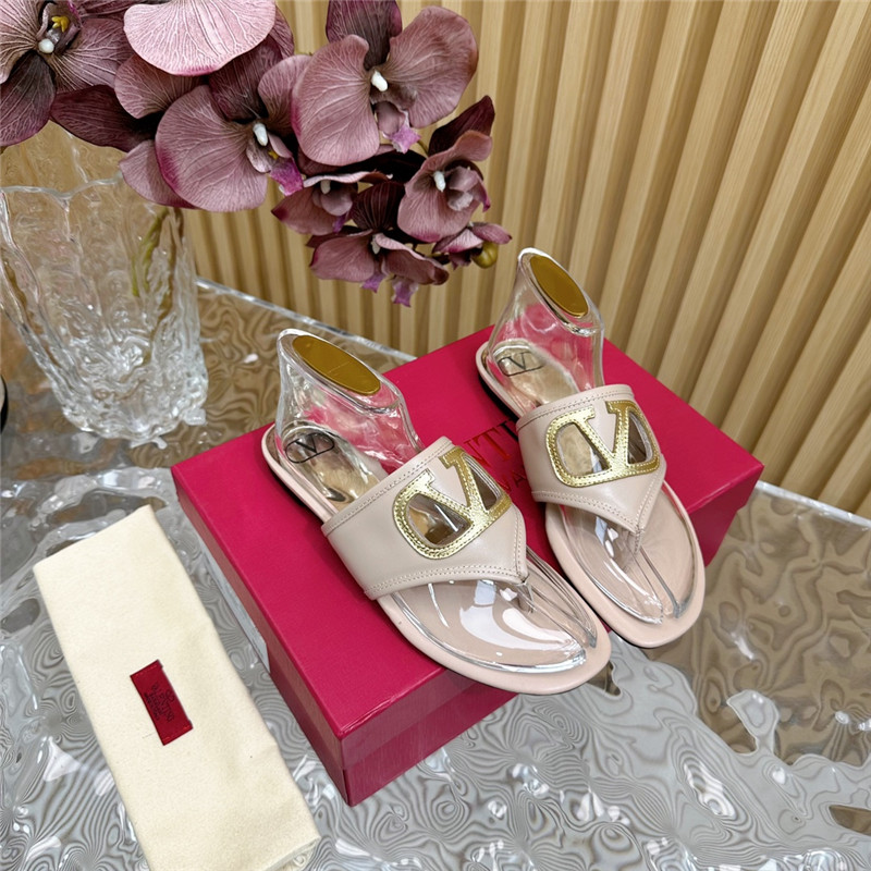 valentino hollow logo slippers margiela replica shoes